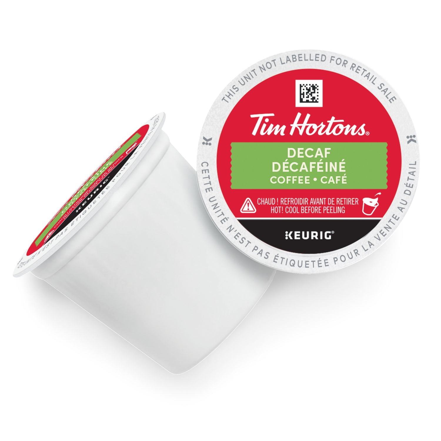 Tim Hortons Medium Roast Decaffeinated Coffee, Keurig K-Cup 12ct Pod