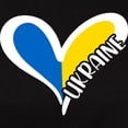 thumbnail image 3 of CafePress - Love Ukraine Heart T Shirt - Women's Traditional Fit Dark T-Shirt, 3 of 4