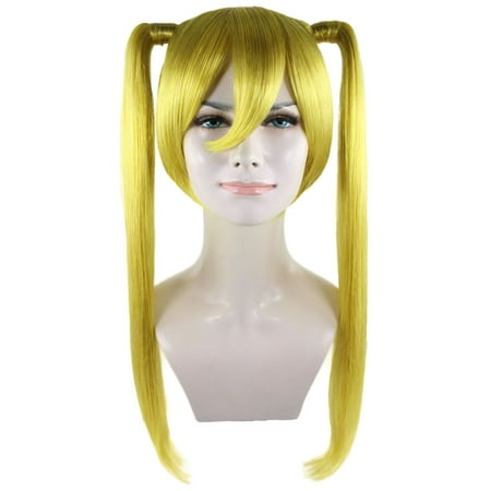Sailor Moon Wig, Yellow Blonde Adult HW-1382 (Best Sailor Moon Wig)