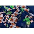 thumbnail image 4 of Kimono suelto de gasa transparente con estampado floral para mujer Adepaton FLD-2389, 4 of 4