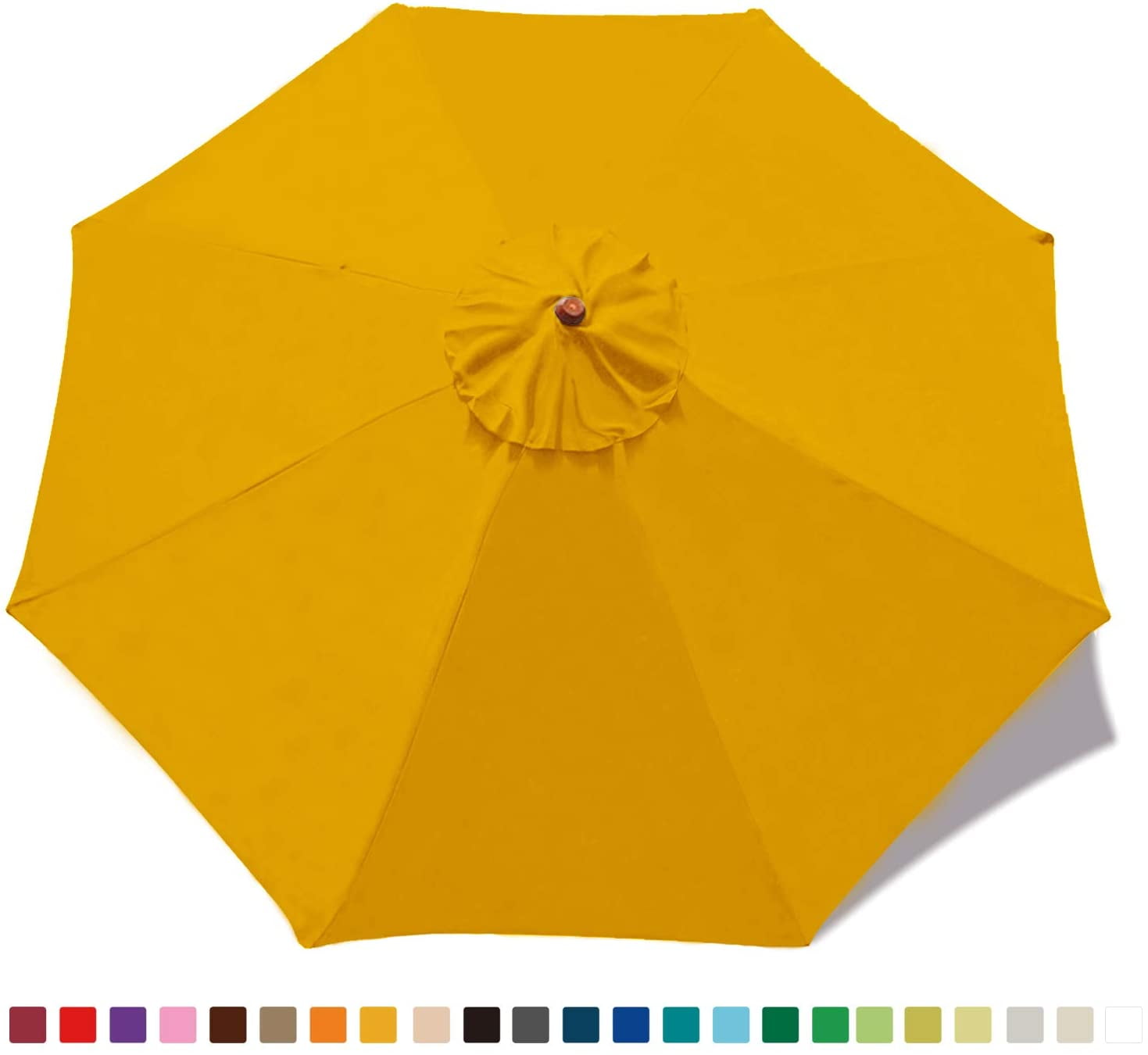 ABCCANOPY 7.5ft Outdoor Umbrella Replacement Top Patio Umbrella Market