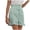 Green, variant on IROINNID Women's Summer Fashion Casual Plaid Buttons High WaistSkirt Short Empire Waist Short Print Skirt