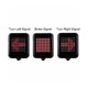 thumbnail image 5 of Bicicleta Trasera Luz Trasera Usb Recargable Ciclismo Mtb Bicicleta Seguridad Advertencia Señales De Giro Luz Indicador De Dirección Automático 64 Led Eigraketly OD008501-00, 5 of 7