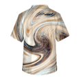 thumbnail image 3 of LINMOUA Plus Size Halloween Printed Scrub Working Uniform Tops For Men's Cross V-Neck Short Sleeve Fun T-Shirts Workwear Tee With Pockets, 3 of 3