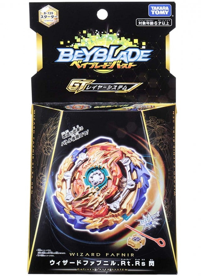 Beyblade BURST B-139 GT Wizard Fafnir Only Beyblade Without Launcher Kids Gift