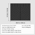 thumbnail image 3 of KFFKFF Winter Garage Door Screen, Dimensions: 8.3x7.15FT, Thermal Insulation Curtain Kit, Crafted from 300D Oxford Fabric with a Magnetic Closure and Weighted Base for Simple Installation, 3 of 9