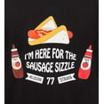 thumbnail image 6 of Stake F1 Kick Sauber Men's Special Edition Valtteri Bottas "Sausage Sizzle" T-Shirt- Black, 6 of 7