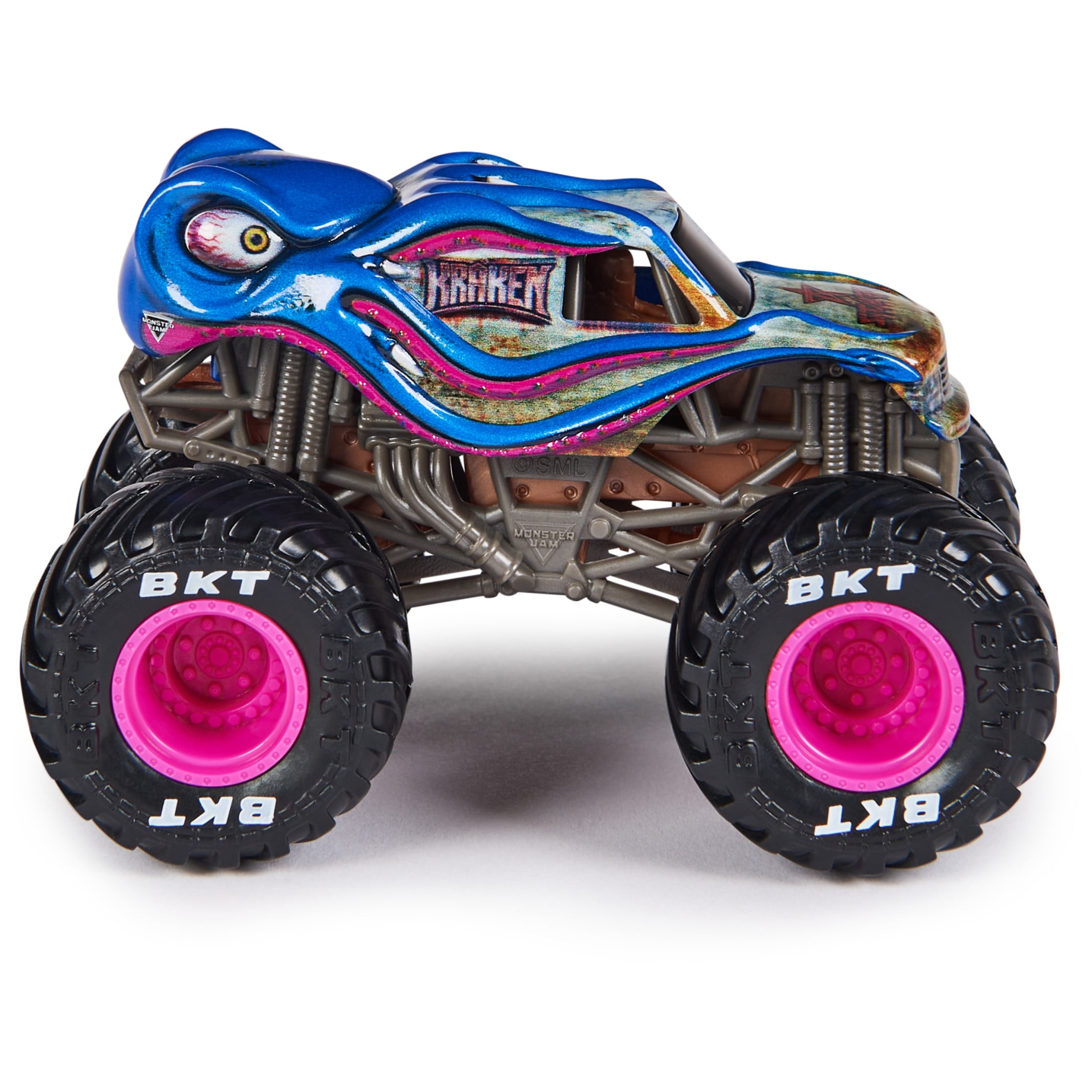 Monster Jam, Official Kraken Monster Truck, Die-Cast Vehicle, 1:64 Scale, Kids Toys for Boys Ages 3 and up