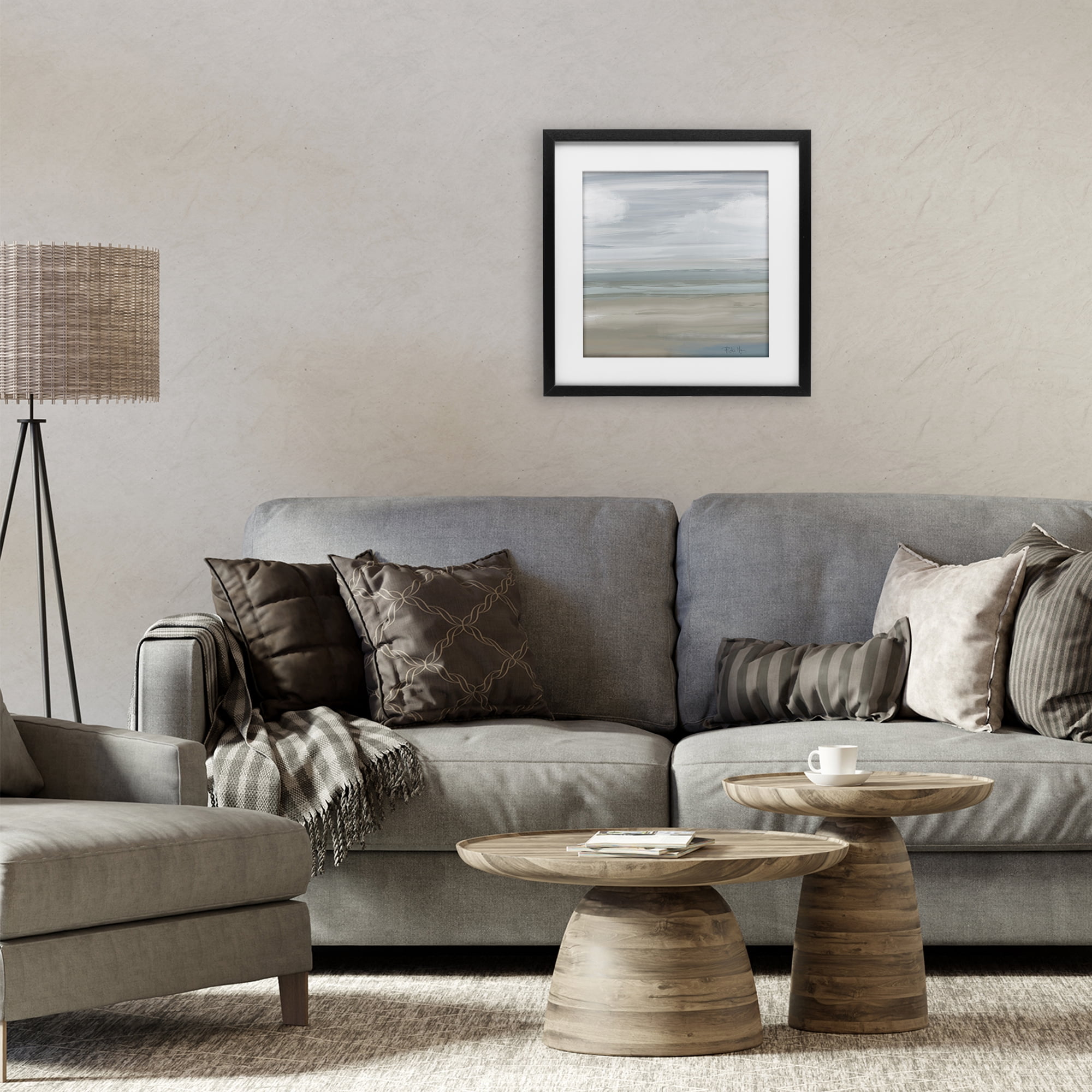 Stupell Industries Another Day Peaceful Landscape Black Framed Print Under Glass, design by Robin Maria