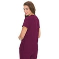 thumbnail image 2 of koi Classics Women's Nicole Crossover V-Neck Solid Scrub Top, 2 of 3