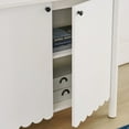 thumbnail image 4 of Emmeline Sideboard Cabinet in White, 4 of 9