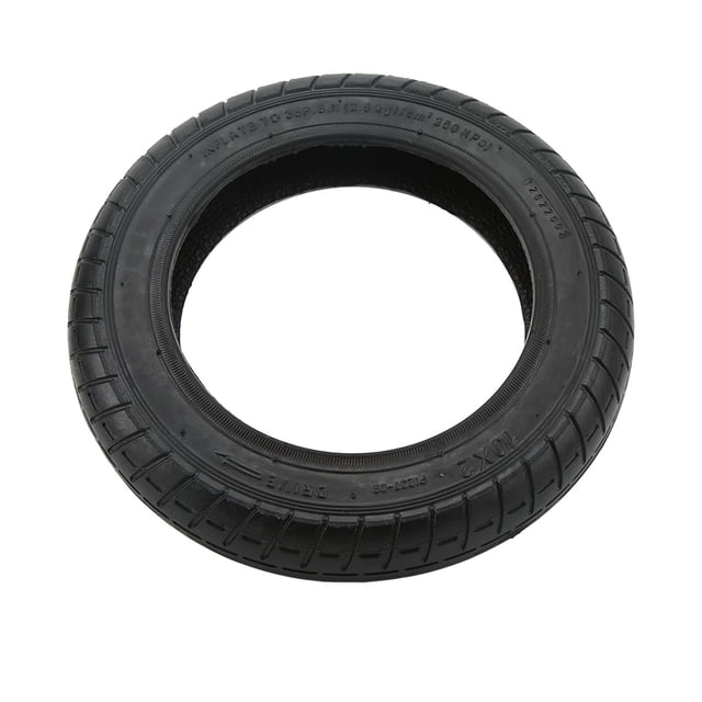 Electric Scooter Pneumatic Tire, Rubber Stable High Cushioning Grooved Surfacing Electric Scooter Tire Prevent Blowouts Excellent Grip for Racing