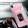 thumbnail image 2 of Dteck for iPhone 16e Case with Camera Protection Sliding Cover + Lanyard, Military Grade Drop Protection Rugged Shockproof Cover with Kickstand 6.1 inch 2025,Pink Mint, 2 of 9