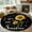 black, variant on Yellow Sunflower Runner Rug 2x6 FT, Non Slip Hallway Carpet, Summer Vintage Flower Bee Sunshine Washable Floor Carpet Throw Runner Carpet Long Rug for Entryway Kitchen Bedside Sliding Door
