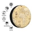 thumbnail image 5 of Gaeub World Map 14-17in Tire Cover, Spare Tire Cover, for Camper Caravan, Trailer, Car, Truck, SUV, Jeep - 14 inch, 5 of 9
