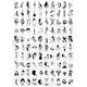 thumbnail image 5 of 100 pegatinas de tatuaje semipermanentes a prueba de agua para hombres y mujeres Pegatinas de tatuajes para parejas, 5 of 6
