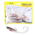 thumbnail image 2 of Alomejor 5 unids se?uelo de la Pesca Artificial Cebo Falso se?uelos Suaves lubina Jig Lure para la Pesca al Aire Libre(SO050-5) Ecomeon no, 2 of 5