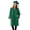 Dark Green, variant on NordicNest Women's Graduation Doctoral Gown and Cap with Pockets, Elegant Toga Academic Attire for Graduation Ceremonies L