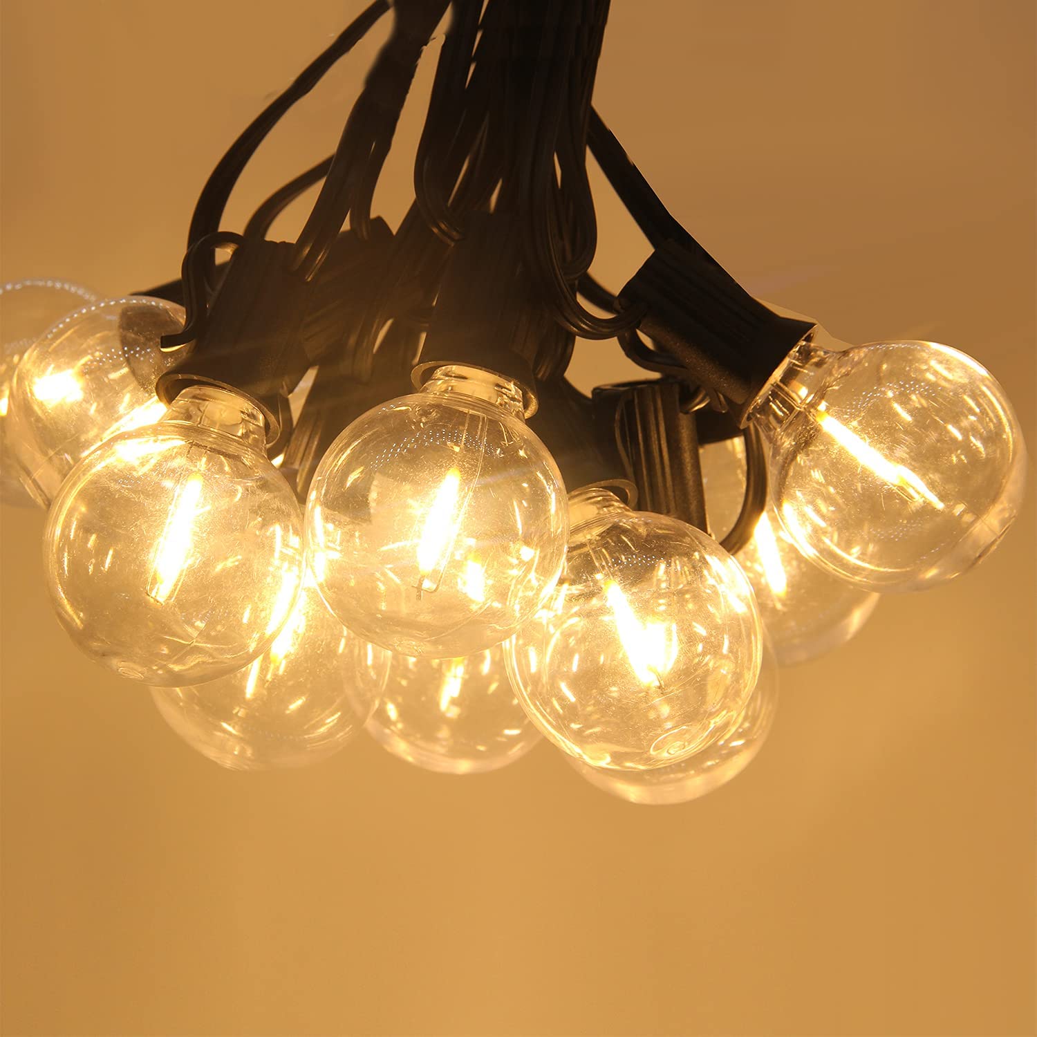 Daybetter 100 ft Outdoor String Lights, 50 G40 Edison Bulbs photo 2