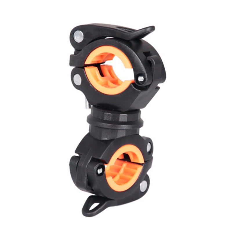 360 Rotation Bike Grip Cycling Mount Clamp Light LED Clip Bracket Stand Holder
