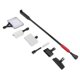 thumbnail image 1 of 6 in 1 Fish Tank Cleaning Tools with Telescopic Handle Includes Algae Scraper Sand Rake Brush Fish Net Cleaning Sponge, 1 of 2