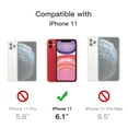 thumbnail image 2 of JETech Matte Case for iPhone 11 6.1-Inch, Shockproof Military Grade Drop Protection, Frosted Translucent Back Phone Cover, Anti-Fingerprint (Red), 2 of 6