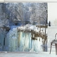 thumbnail image 1 of Ambesonne Minnesota Shower Curtain, Frozen Minnehaha Fall, 69"Wx75"L, Multicolor, 1 of 3