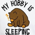 thumbnail image 3 of CafePress - My Hobby Is Sleeping Chill Grizzly Bear T Shirt - Men's White Classic Cotton T-Shirts, 3 of 4