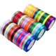 thumbnail image 2 of 25 yardas/rollo 6mm 10mm 15mm 20mm 25mm 40mm 50mm lazo de cinta satinada de seda hecho a mano para manualidades DIY regalos de navidad suministros para envolver, 2 of 4