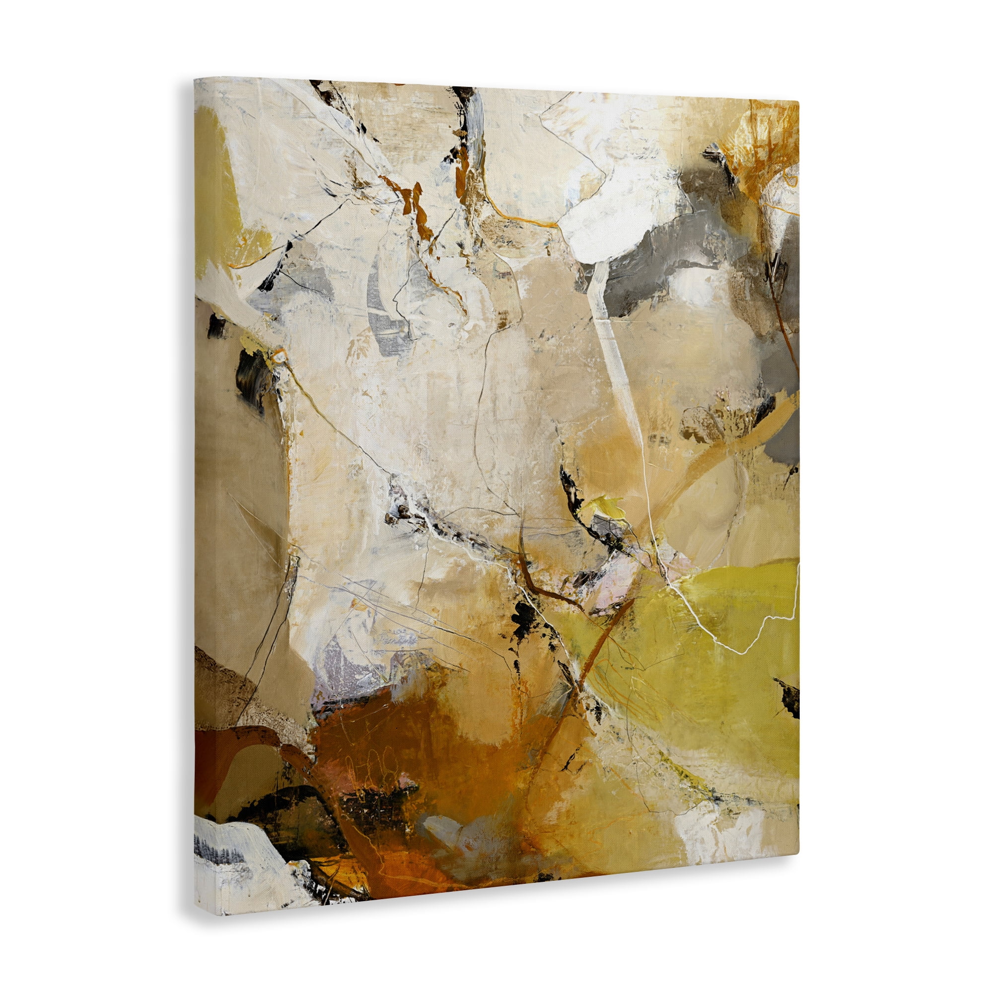 Stupell Industries Warm Earth Tones In Motion Canvas Wall Art, design by Design Fabrikken