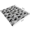 thumbnail image 3 of Gray Dinosaurs Camouflage Pattern Blanket,Comfortable Soft Flannel Throw Blanket,All Season,Warm Lightweight Blankets for Sofa Bed Couch Living Room Chair,50"x60", 3 of 4