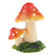 thumbnail image 1 of Estatuilla de hongos en miniatura mini setas estatuilla casa hada jardín terrario decoración naranja rojo a Magideal Estatuilla de hongos en miniatura, 1 of 7
