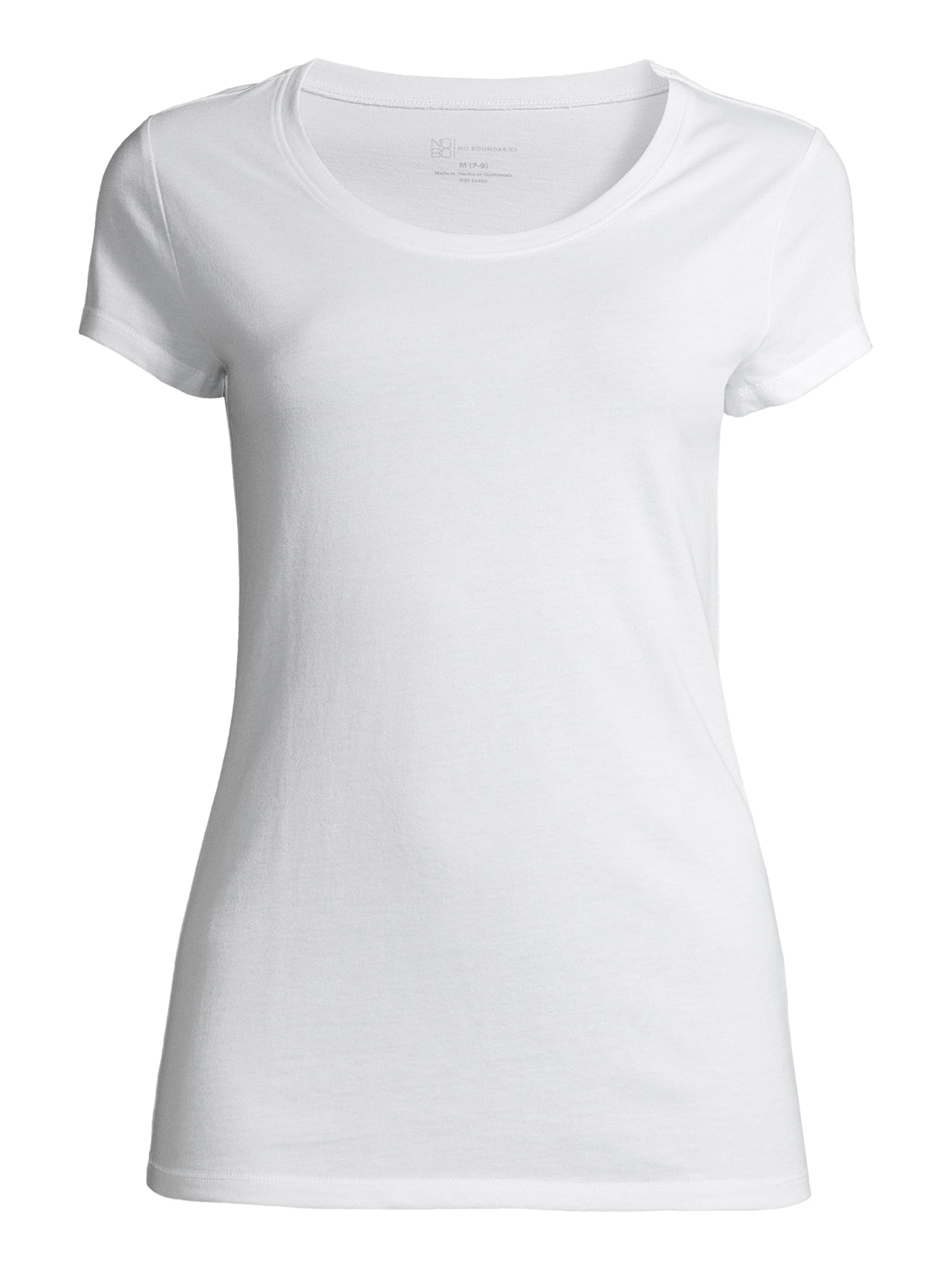 No Boundaries Women's Juniors Everyday Short Sleeve T-Shirt, 3-Pack