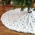 thumbnail image 1 of Falda de árbol de Navidad de felpa con plumas bronceadas Falda de árbol de Navidad Alfombra de árbol de Navidad de piel sintética Cubierta de pie de árbol de Navidad Cubierta de pie de árbol de Navidad (78 cm) esquí esquí Gafas de esquí, 1 of 5