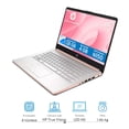thumbnail image 2 of Combo Laptop HP 14" DQ6011DX Intel Procesador N150 4GB 128GB Oro Rosa + Impresora HP, 2 of 6