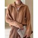 thumbnail image 3 of [EWQ] Chaqueta tipo suéter verde militar con cremallera y solapa de manga larga para mujer en otoño 2024, cárdigan de invierno, marrón camello 16U8292, 3 of 5