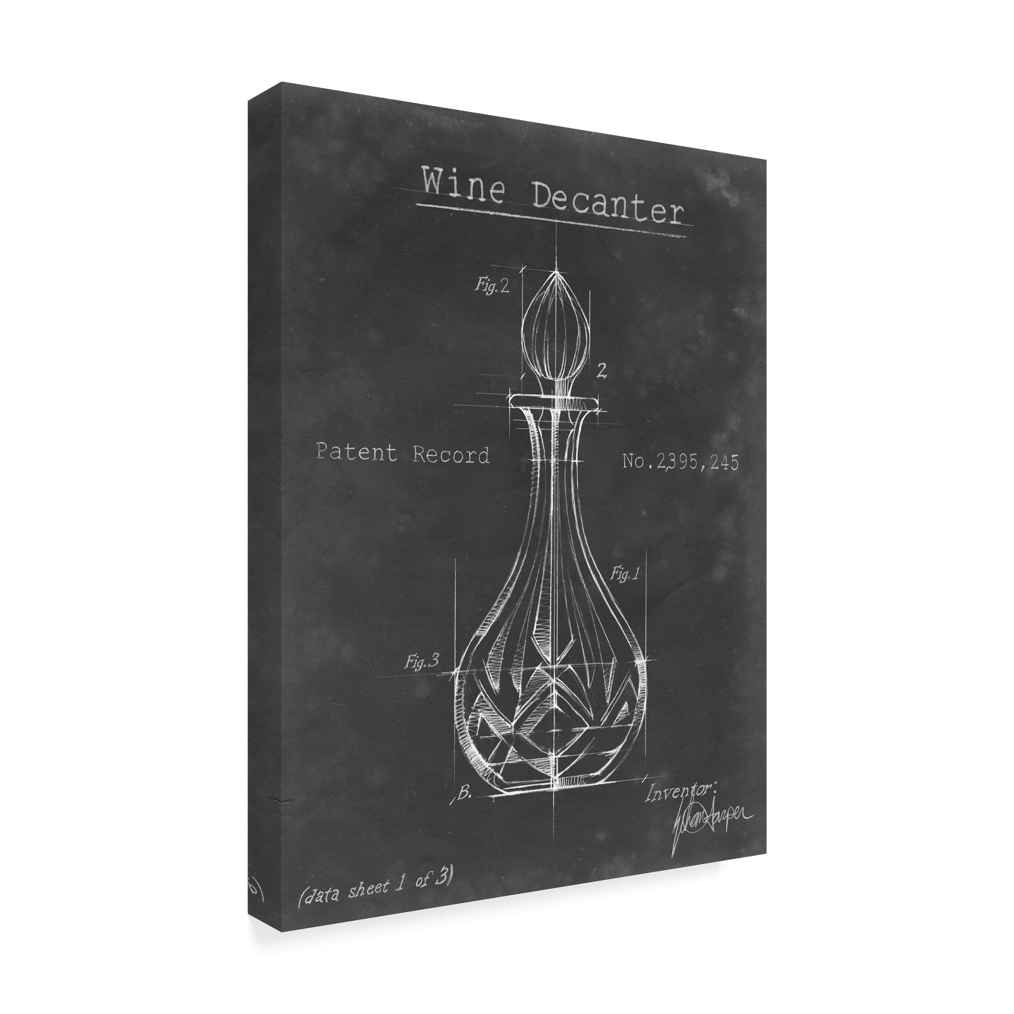 Trademark Fine Art 'Barware Blueprint VIII' Canvas Art by Ethan Harper