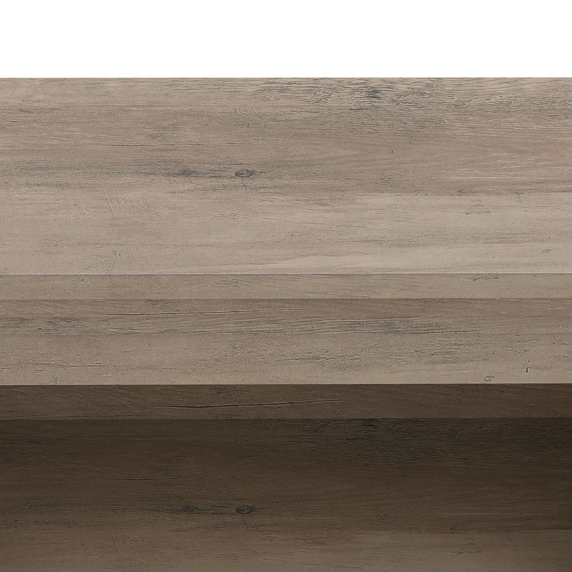 Dextrus TV Stand for 80 Inches TV, Farmhouse Entertainment Center with Adjustable Shelf & Storage Cabinets, Washed Gray