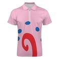 thumbnail image 4 of Gary The Snail Loose Pocket Men Zipper T-shirt Summer Casual Short Sleeve T-shirt Top, 4 of 7