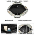 thumbnail image 2 of Daisy Women's Large Weekend Travel Bag Moving Canvas Handbag Thick Double Layer Beach Weekend Travel Unisex Hospital Maternity Delivery with Toiletry Waterproof, 2 of 5