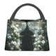 thumbnail image 1 of Fotbe Floral Angelic White Wings Bolsa Térmica Portátil con Estampado, Bolsa de Entrega de Alimentos Aislada, Bolsa Reutilizable de Gran Capacidad para Comidas y Supermercado, 1 of 6