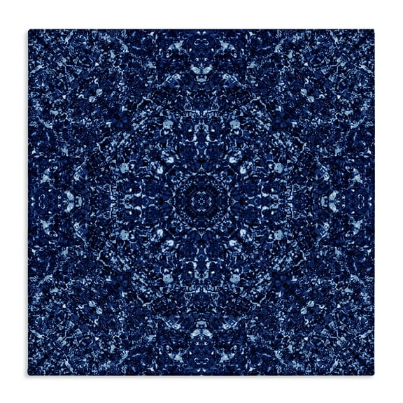 Stupell Industries Geometric Mosaic Pattern Abstract Painting Wrapped Canvas Art Print Wall Art, 17 x 17