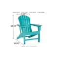 thumbnail image 4 of Signature Design by Ashley Sundown Treasure Adirondack Chair in Turquoise, 4 of 5