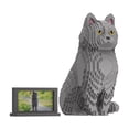 thumbnail image 6 of Animal Cat Series Micro Building Blocks Set(2903PCS) - Shorthair Blue Cat, Gift for Adults and Kids., 6 of 10