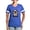 Royal Blue, variant on - The Pug Sings The Blues Women's Football T Shirt - Womens Football Shirt
