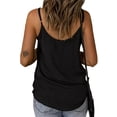 thumbnail image 3 of Frontwalk Ladies Tank Tops Strappy Summer Top Cami Vest Women Casual Blouse Sleeveless Tee Black 2XL, 3 of 4
