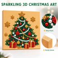 thumbnail image 5 of DIY Christmas 3D Pearl Diamond Painting Art Kit, 3D Diamond Dot Painting Set, Relaxing Handmade Project for Adults, Teens and Kids, Perfect DIY Gift f, 5 of 7