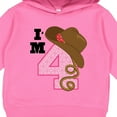 thumbnail image 3 of Inktastic 4th Birthday Cowgirl 4 Year Old Toddler Hoodie, 3 of 4
