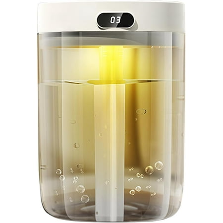 

HYKE Cool Mist Humidiers for Bedroom Large 1.5L Capacity Small Humidier Quiet Ofce & Plants Large Area Humidier with Night Light White