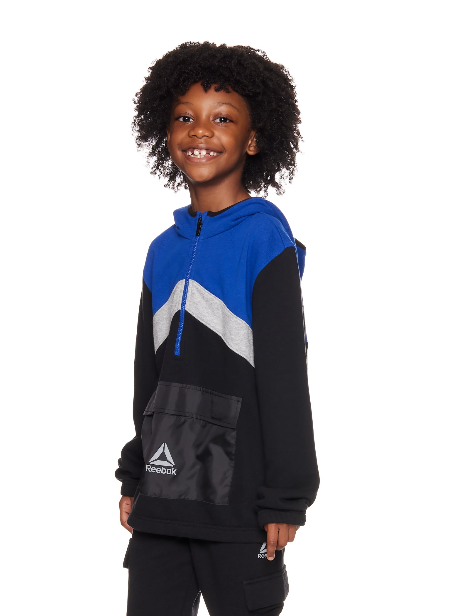 Reebok Boys Freestyle Half Zip Jacket, Sizes 4-18